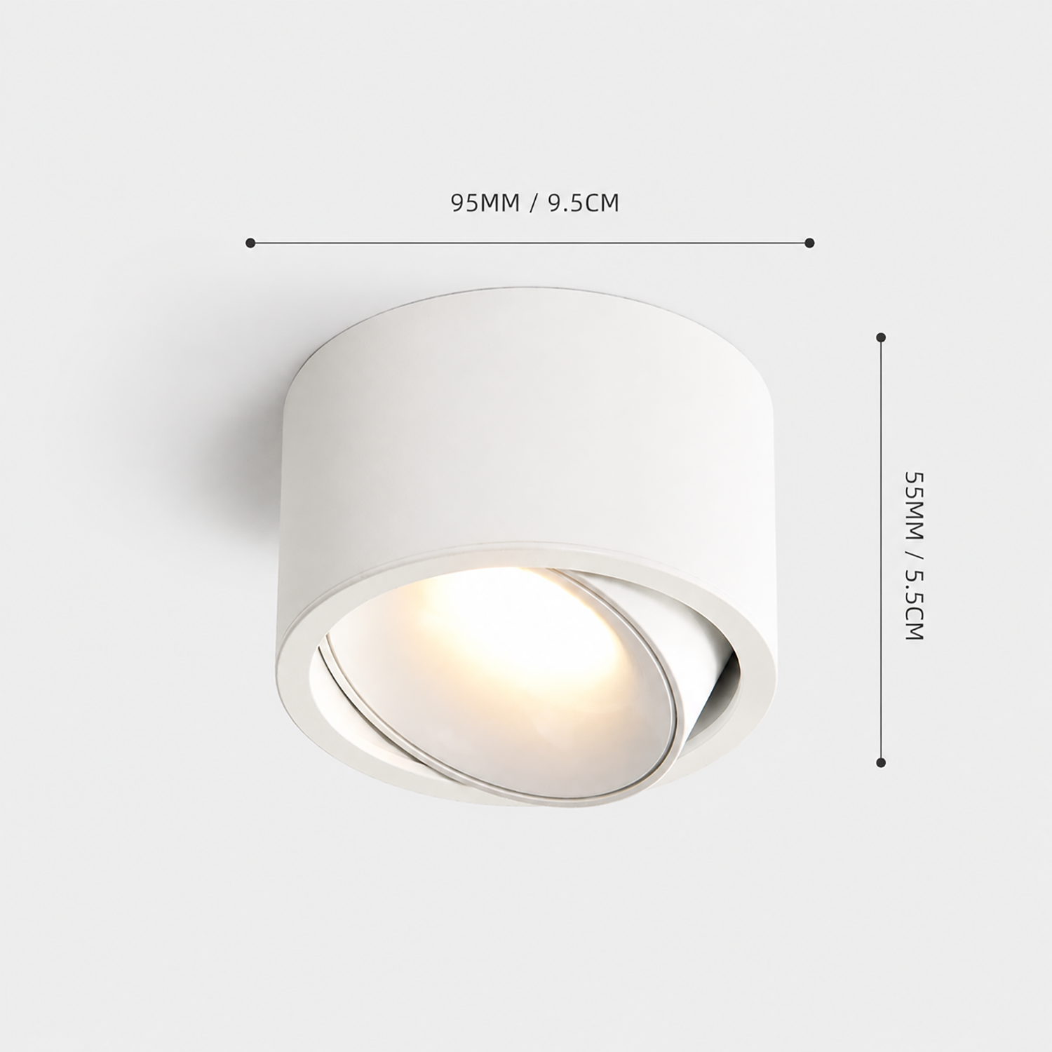LED Downlight | Adjustable ceiling lighting with a modern finish