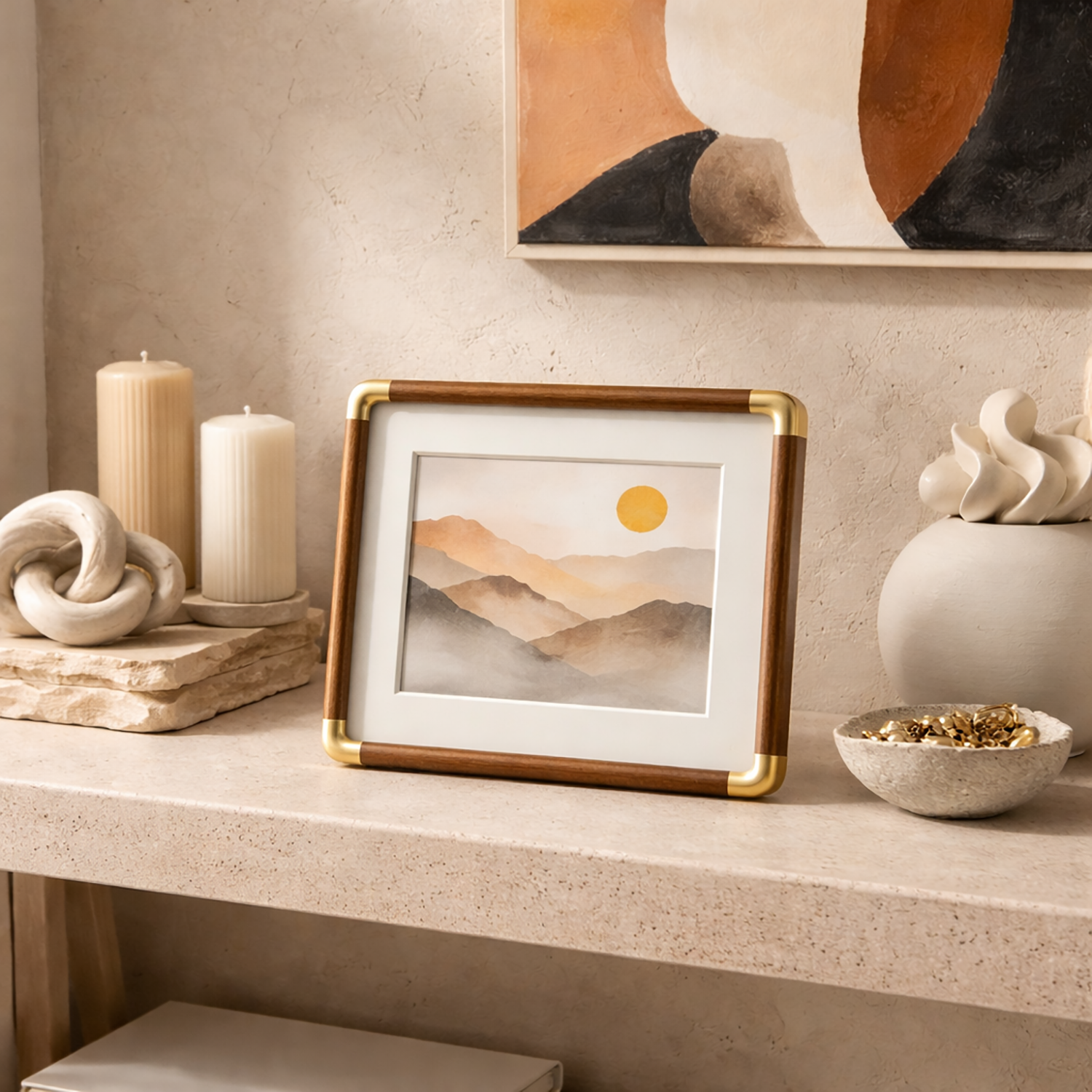 Photo Frame | Timeless design with a warm wooden look