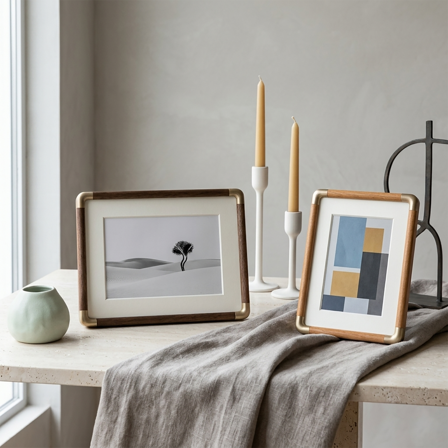 Photo Frame | Timeless design with a warm wooden look