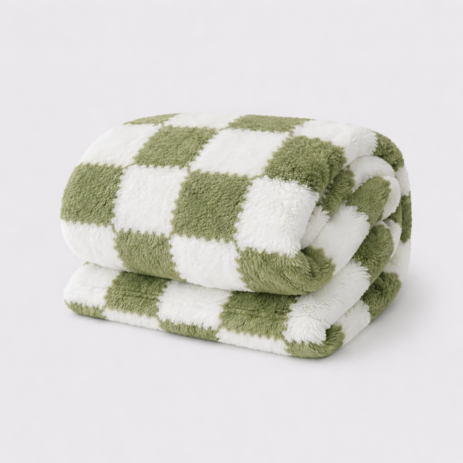 Plaid Flannel Blanket | Cozy warmth for sofa nights & garden evenings