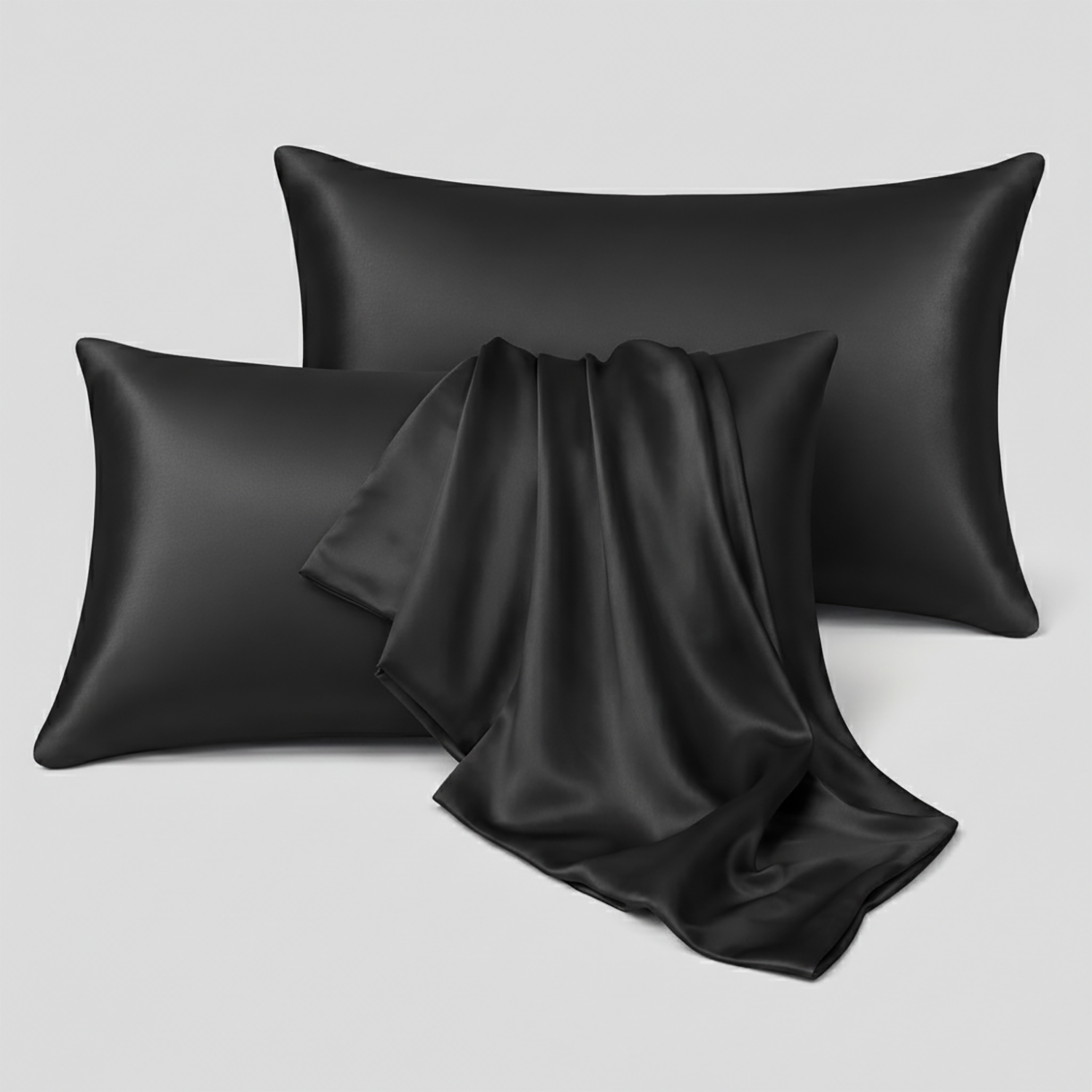 2-Piece Silky Pillowcase Set | Smooth comfort for skin & hair care