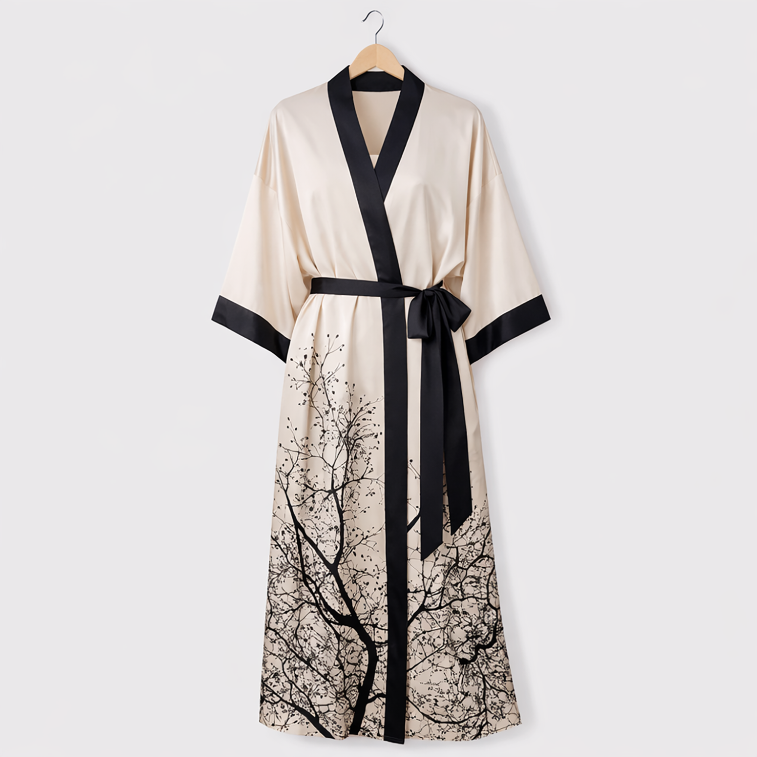 Women Satin Kimono Robe | Elegant flow with luxurious comfort