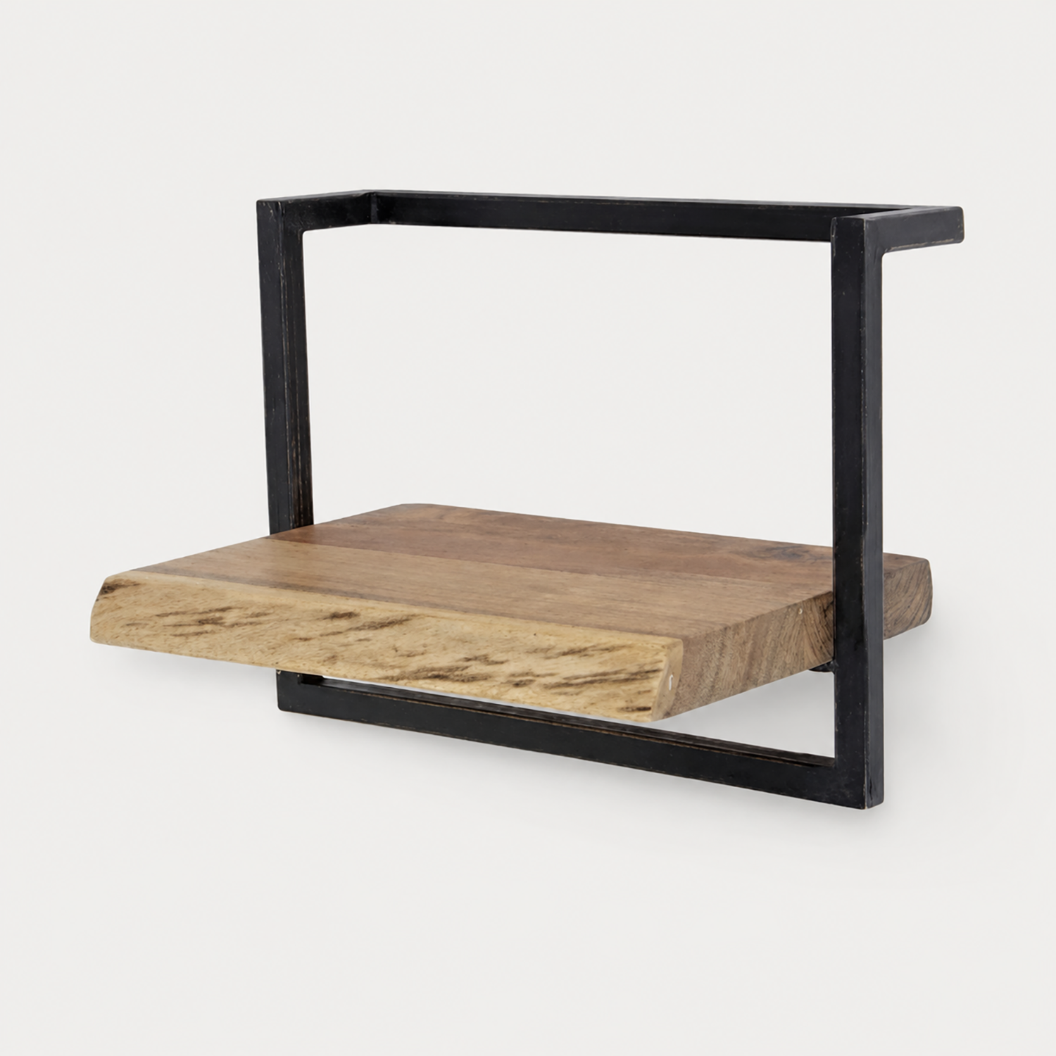 Acacia Wood Wall Shelf | Industrial style for every room