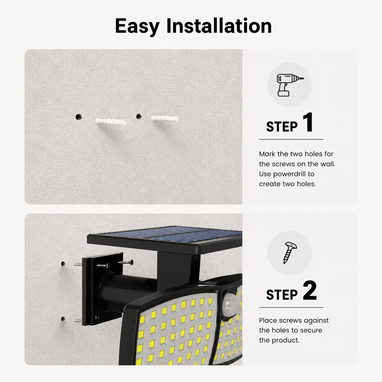 Solar Security Light | Motion-activated lighting for outdoor safety
