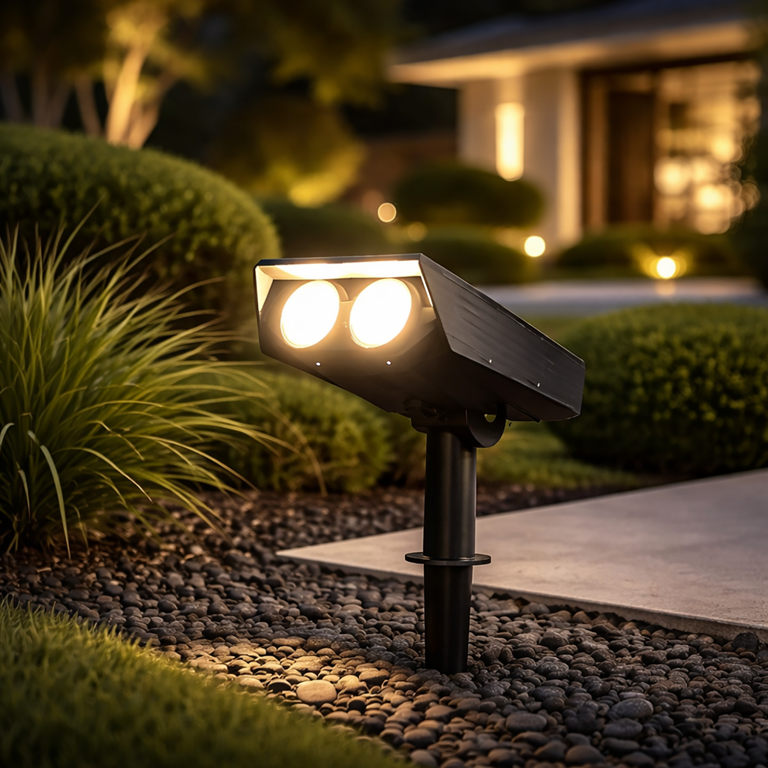 Solar Outdoor Spotlight | Adjustable lighting for garden & pathways