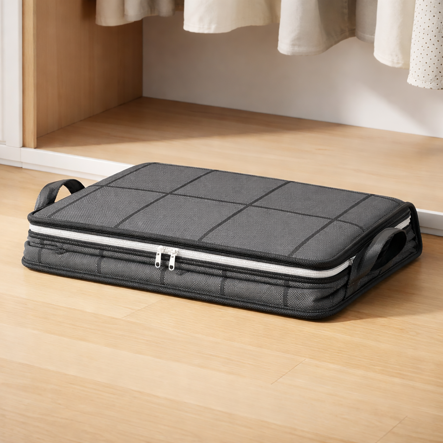 Storage Basket Bag | Foldable large-capacity organizer for home & travel