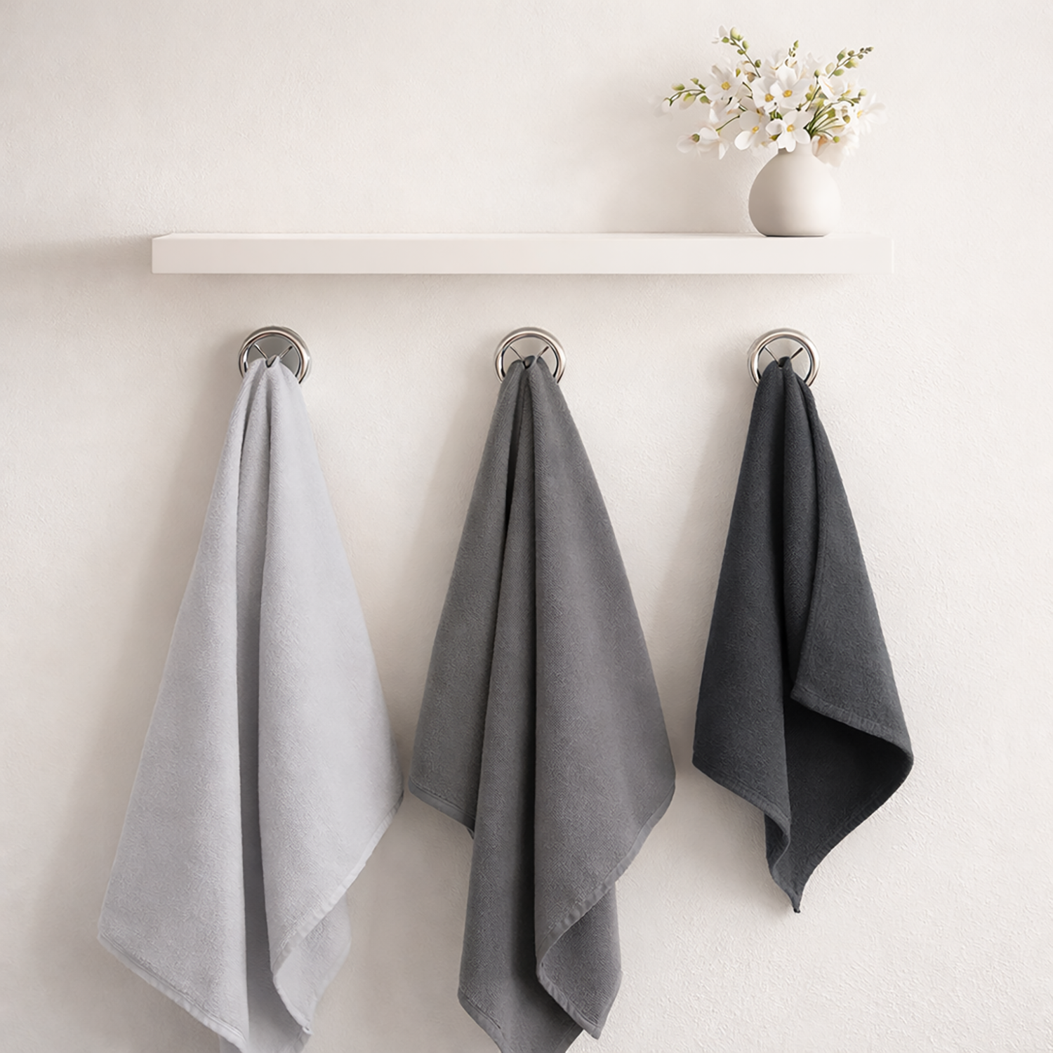Multi-Purpose Towel Hooks | Strong hold without drilling