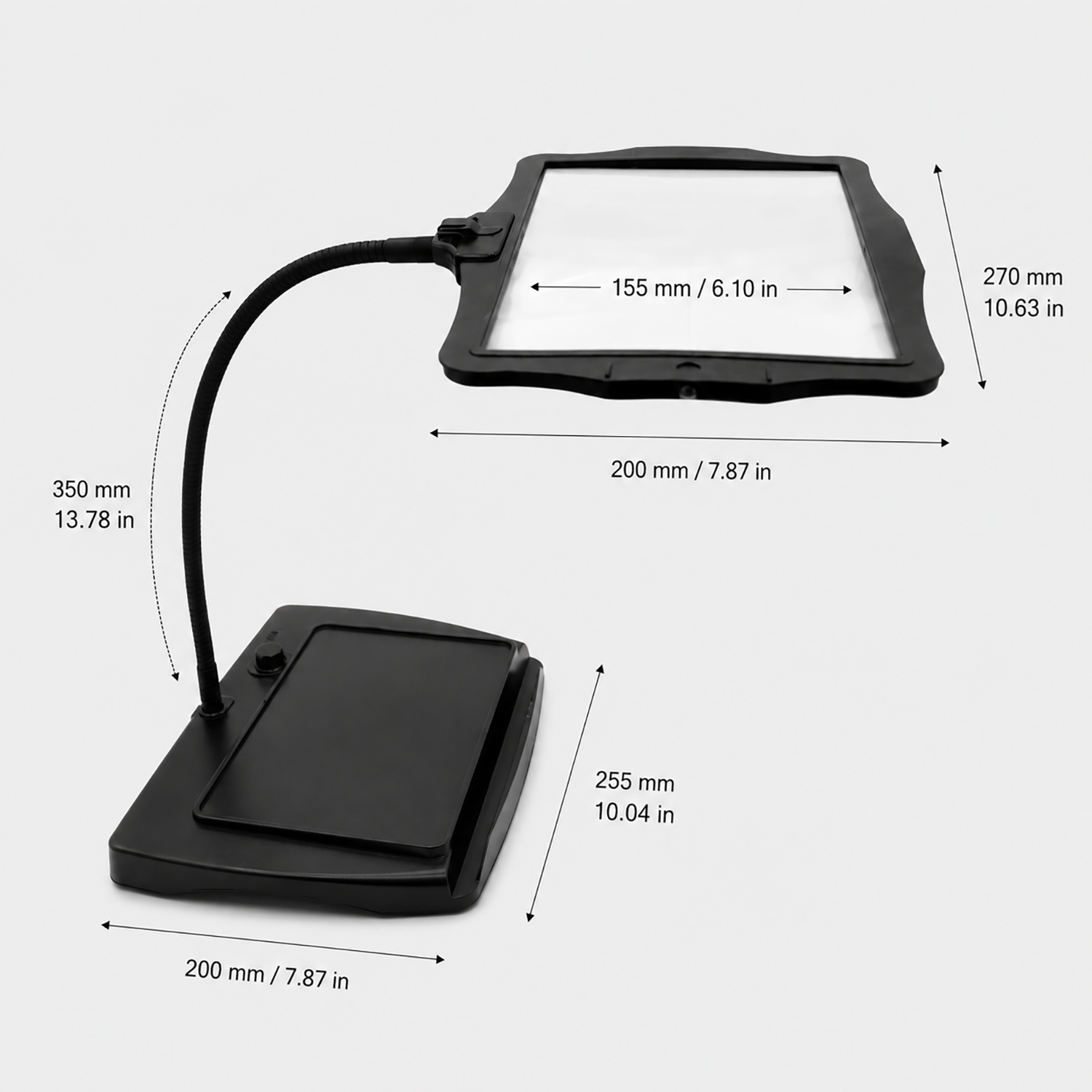 LED Magnifying Desk Lamp | Bright, hands-free magnification for detailed work