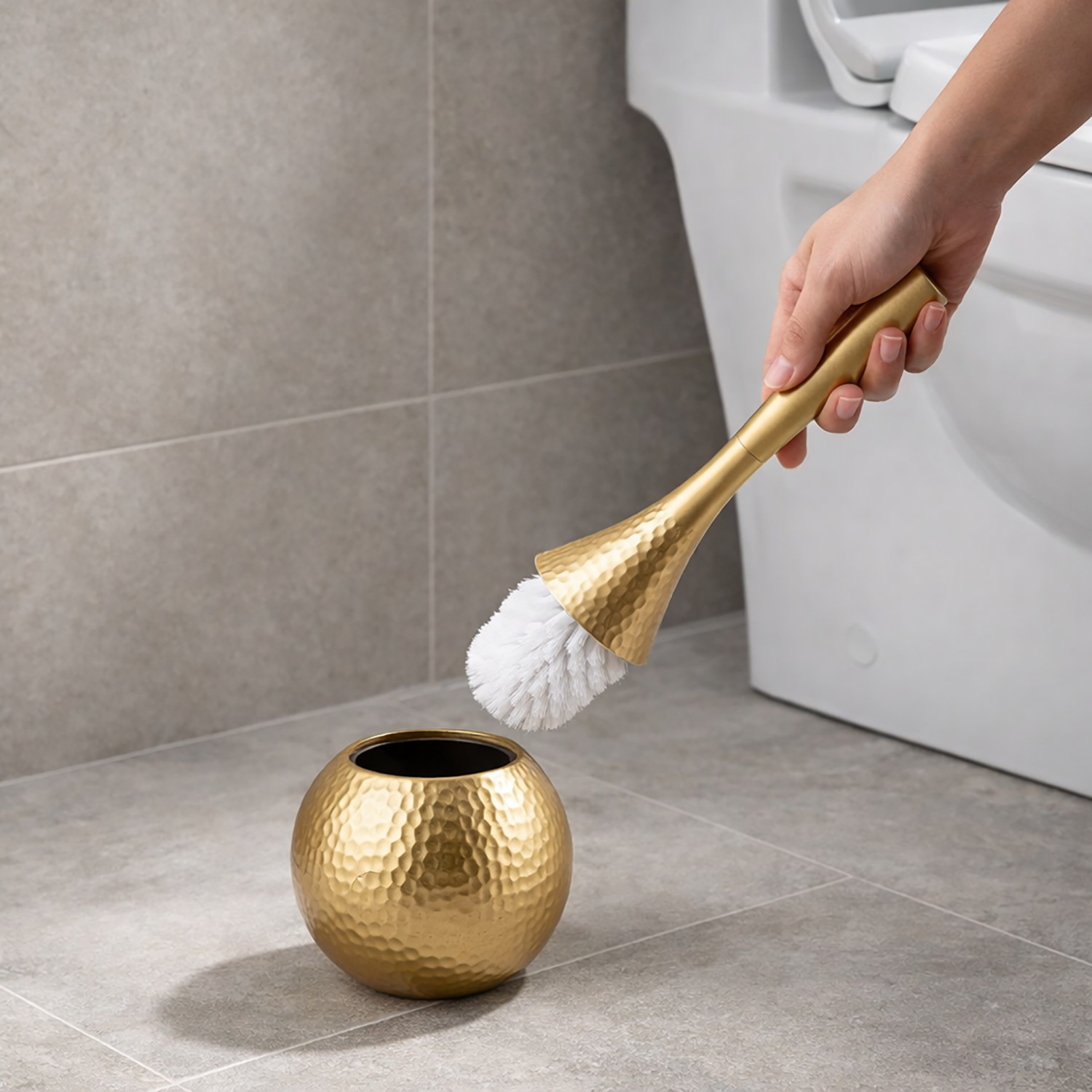Toilet Brush Set | Modern design with practical cleaning