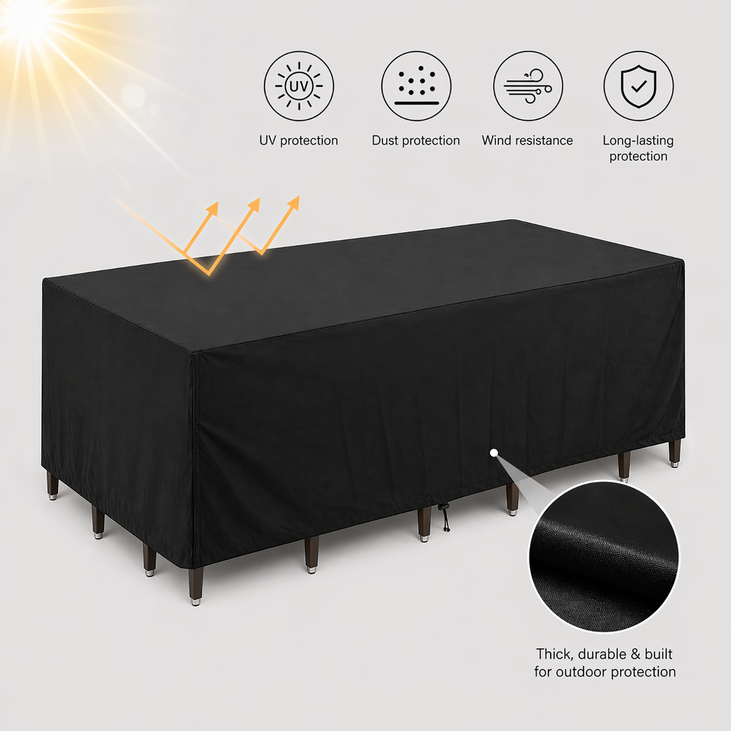 Outdoor Furniture Cover | Protective cover for garden tables, chairs & BBQ