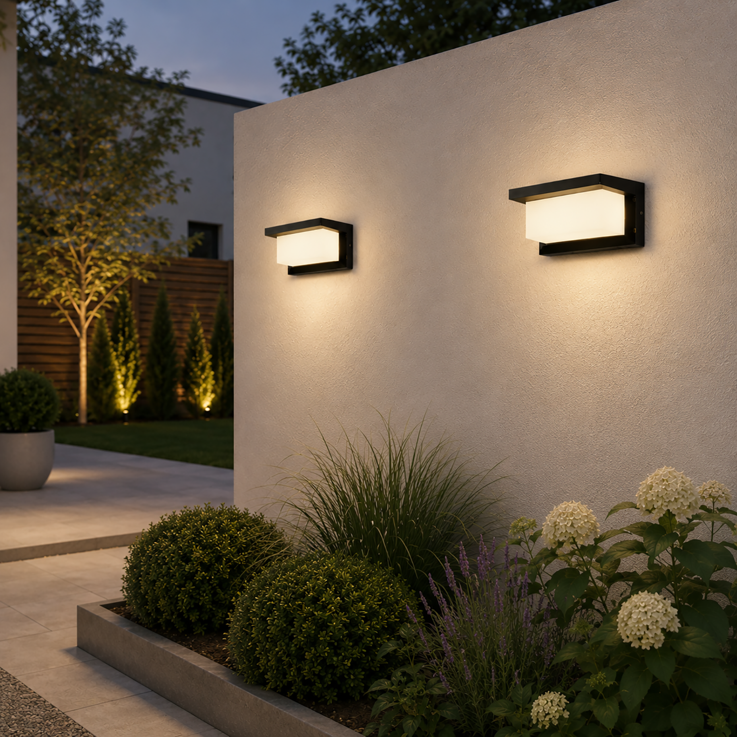 Outdoor Wall Light | Motion sensor security lighting for garden & entrance