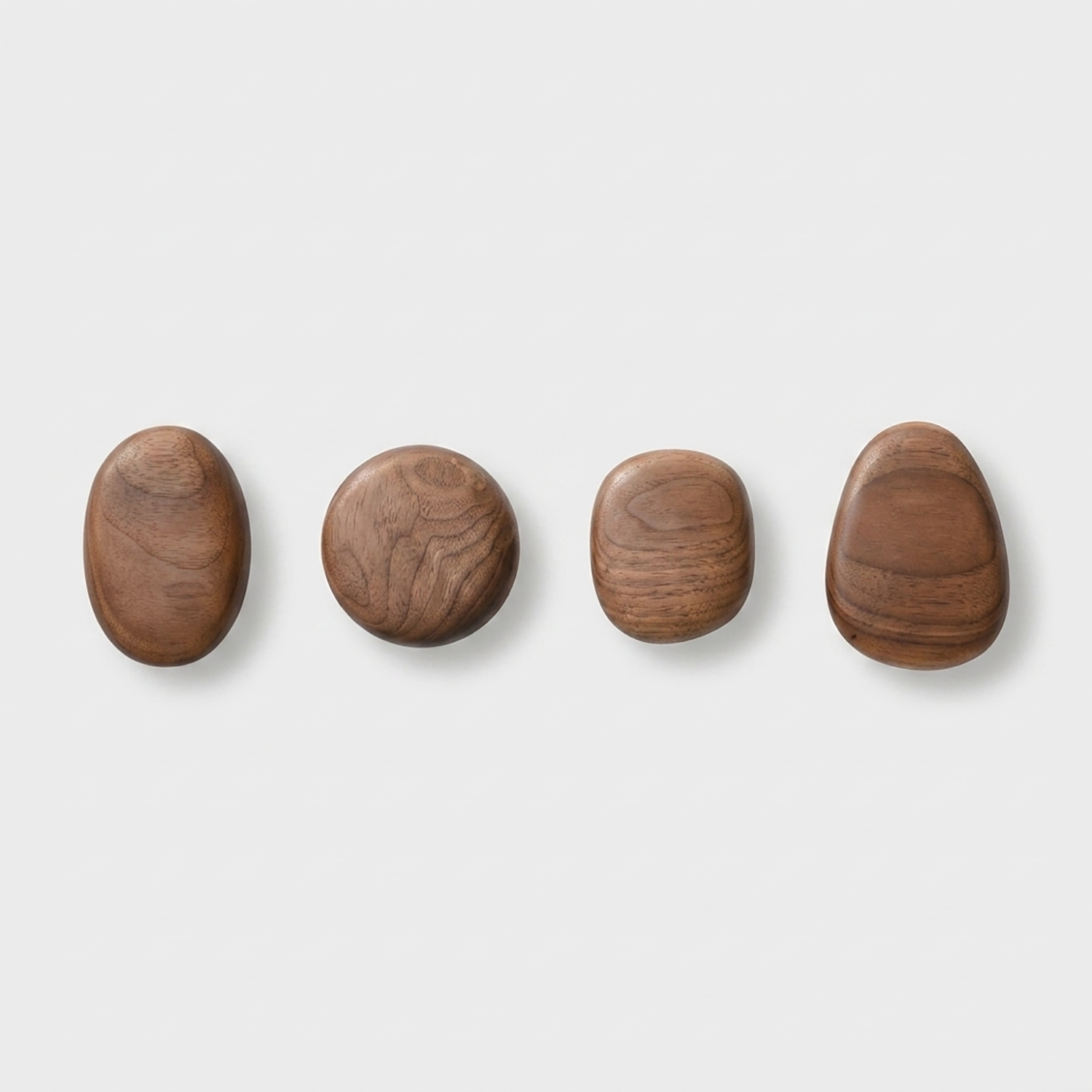 Wooden Wall Hooks | Scandinavian Coat Hooks for Home Organization