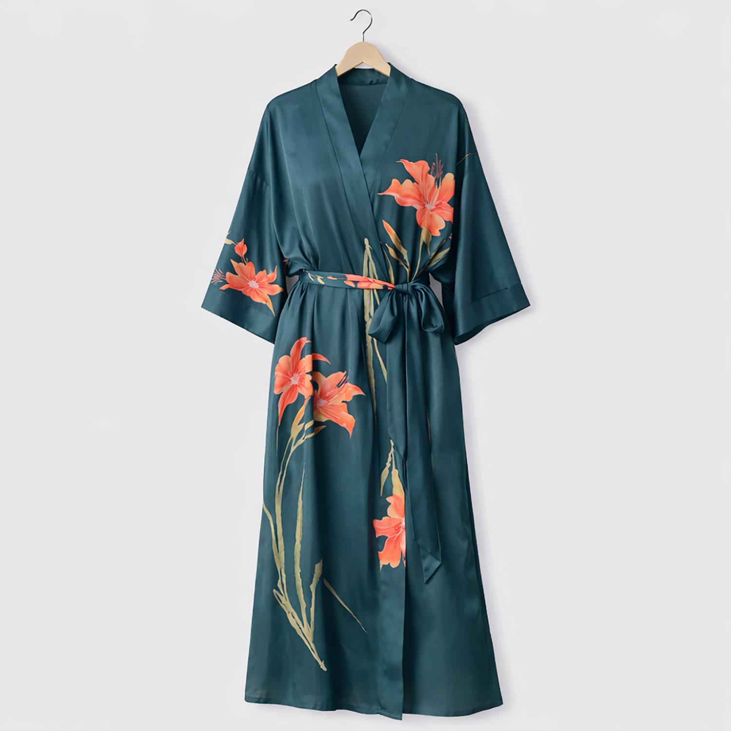 Women Satin Kimono Robe | Elegant flow with luxurious comfort