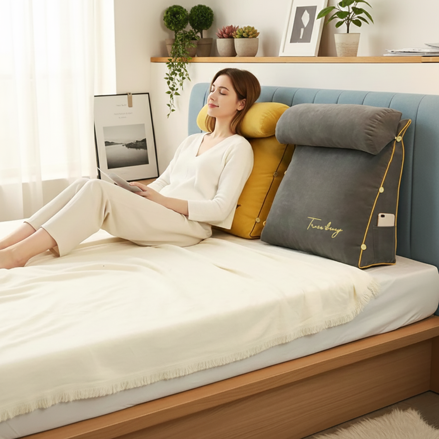 Supportive Back Cushion | Supportive comfort for better everyday sitting