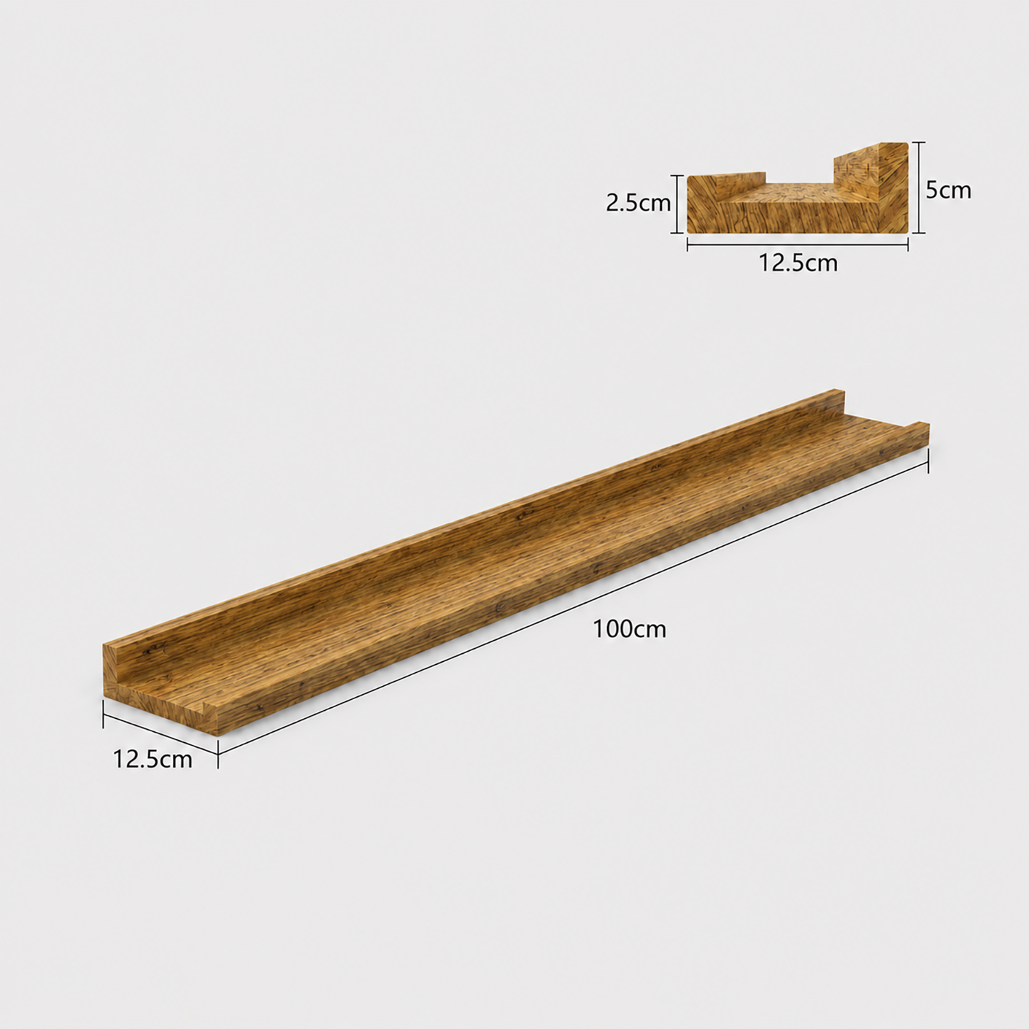 Floating Shelves | Wall Mounted Picture Ledge for Photos & Decor