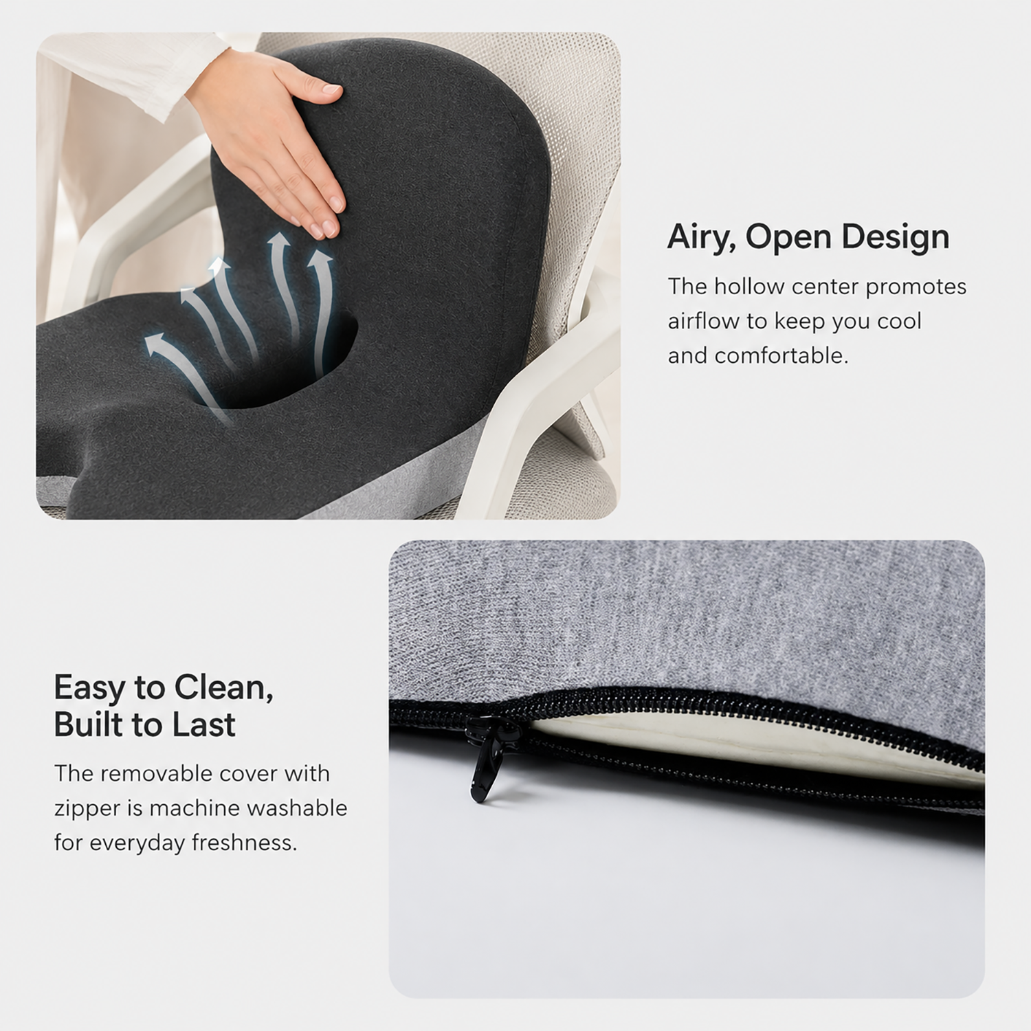 Memory Foam Seat Cushion | Comfortable sitting support for everyday use