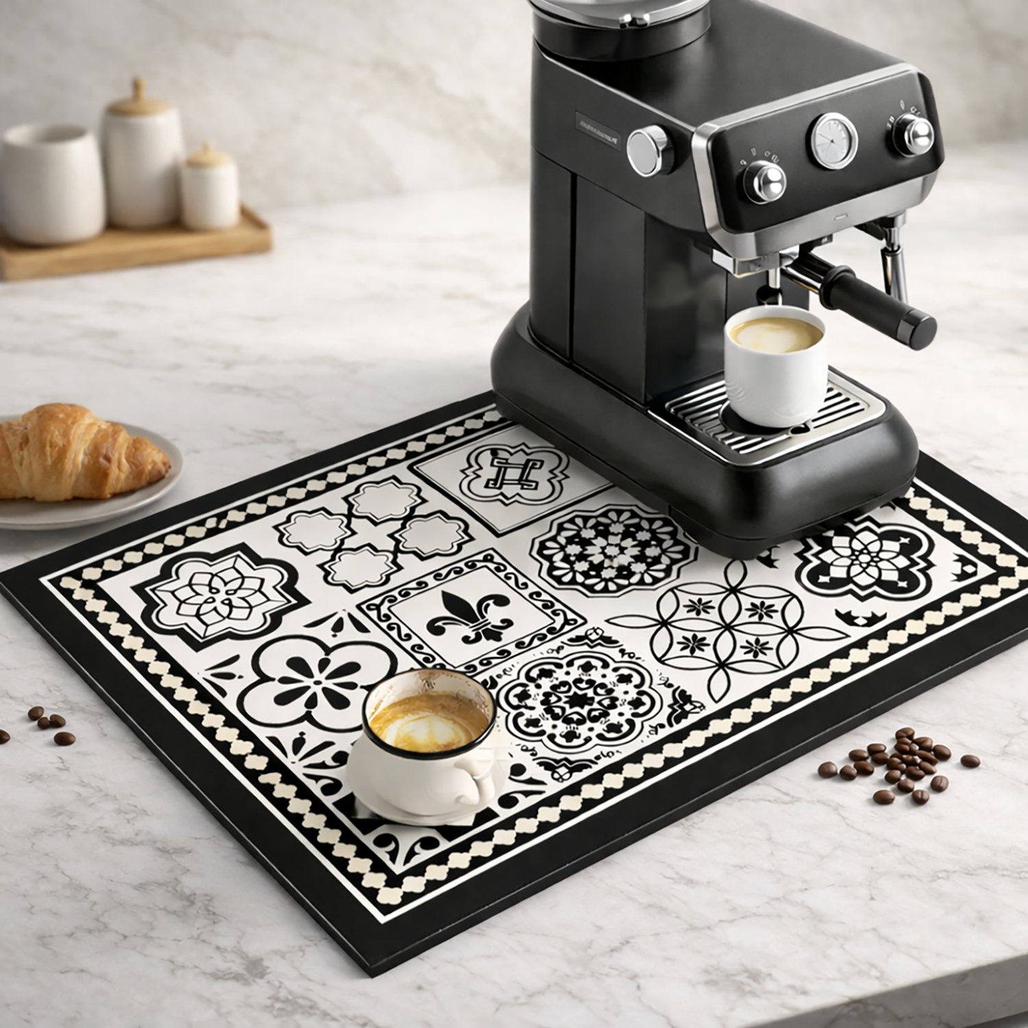 Coffee Machine Mat | Absorbent Kitchen Coffee Corner Mat