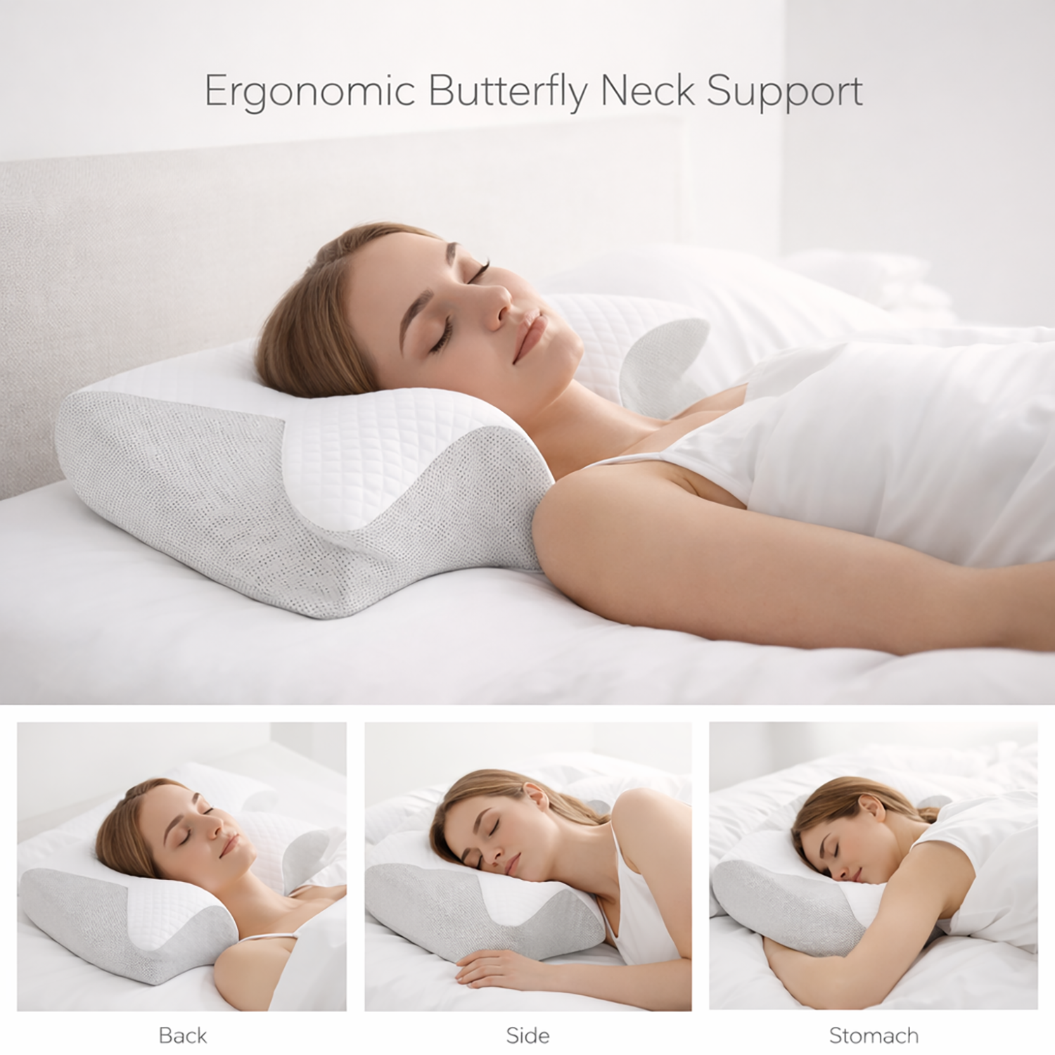 Memory Foam Neck Pillow | Ergonomic comfort with gentle support