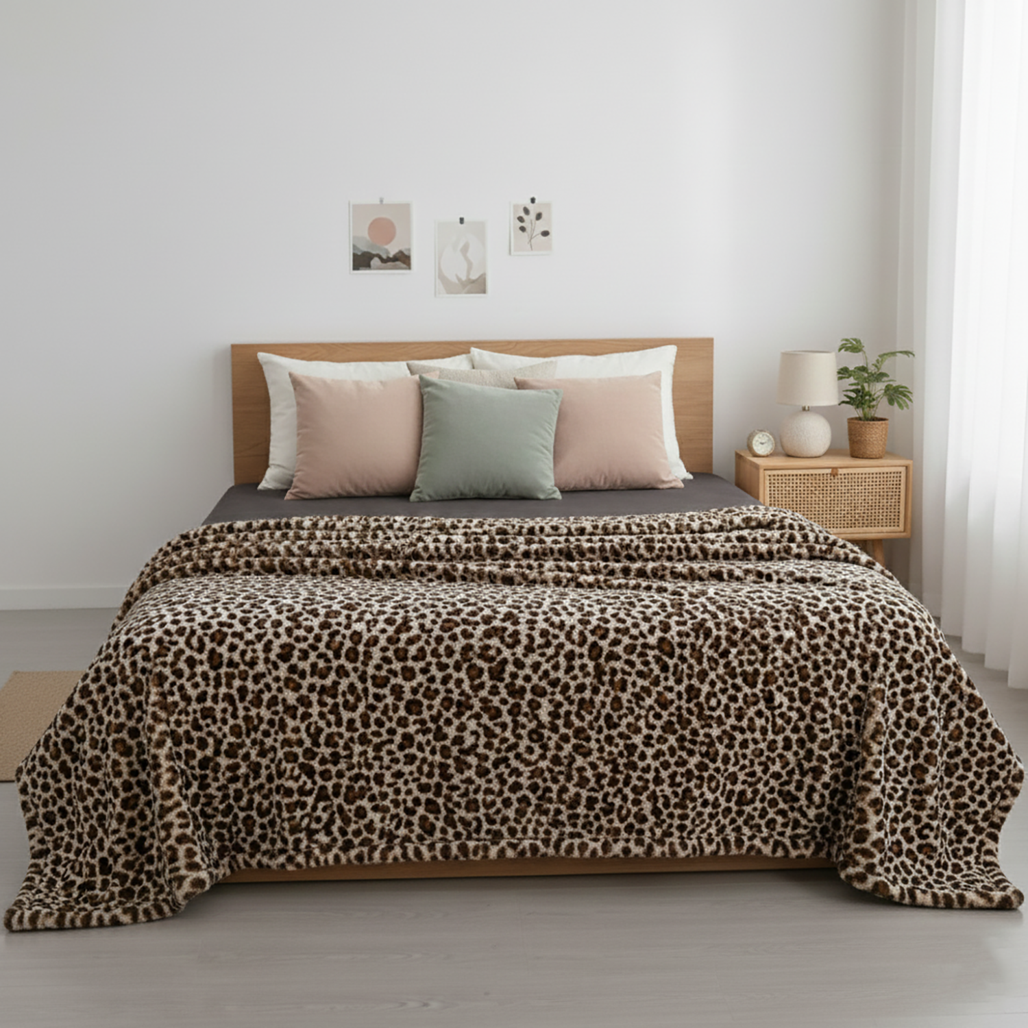 Leopard Throw Blanket | Bold texture with cozy everyday comfort