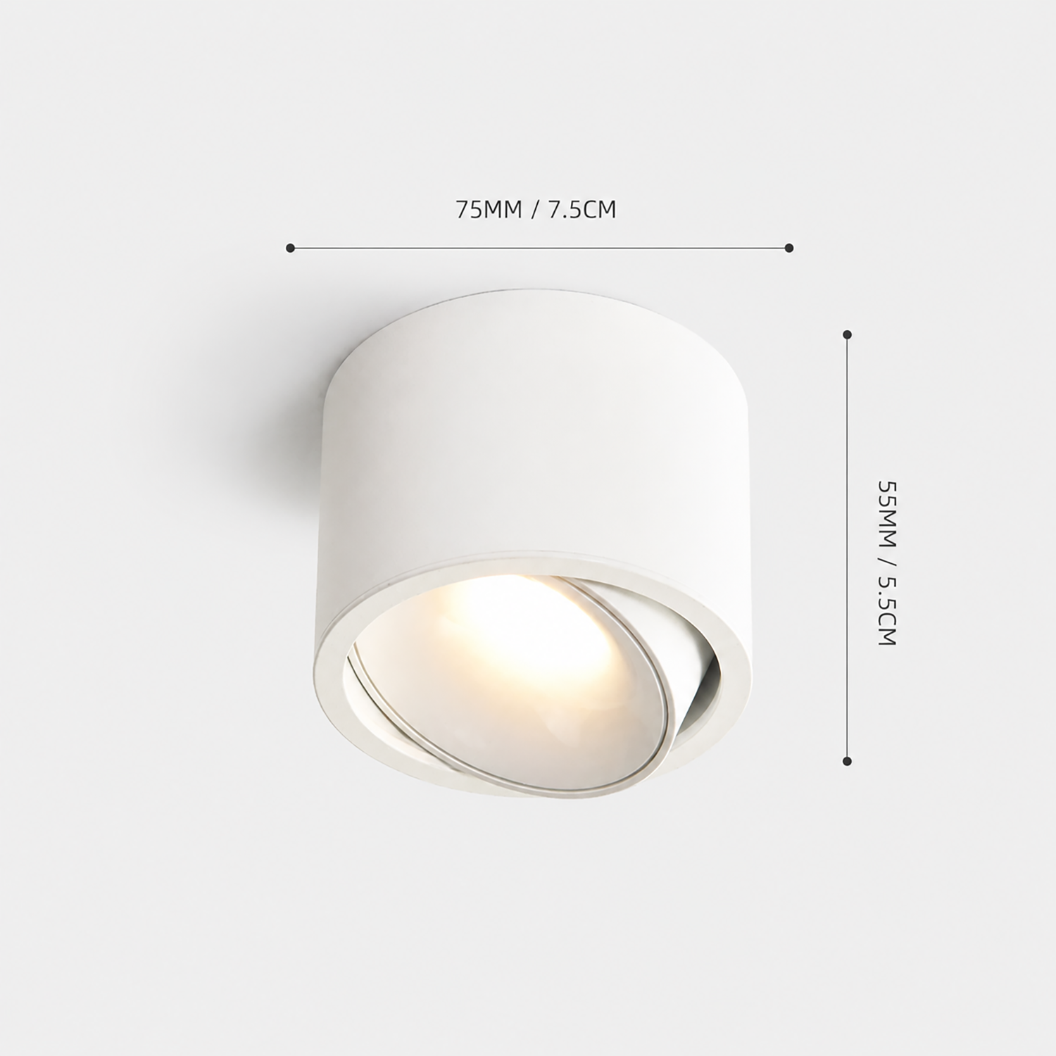 LED Downlight | Adjustable ceiling lighting with a modern finish