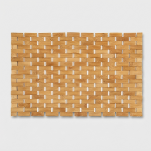 Bamboo Bath Mat | Foldable Wooden Shower Mat