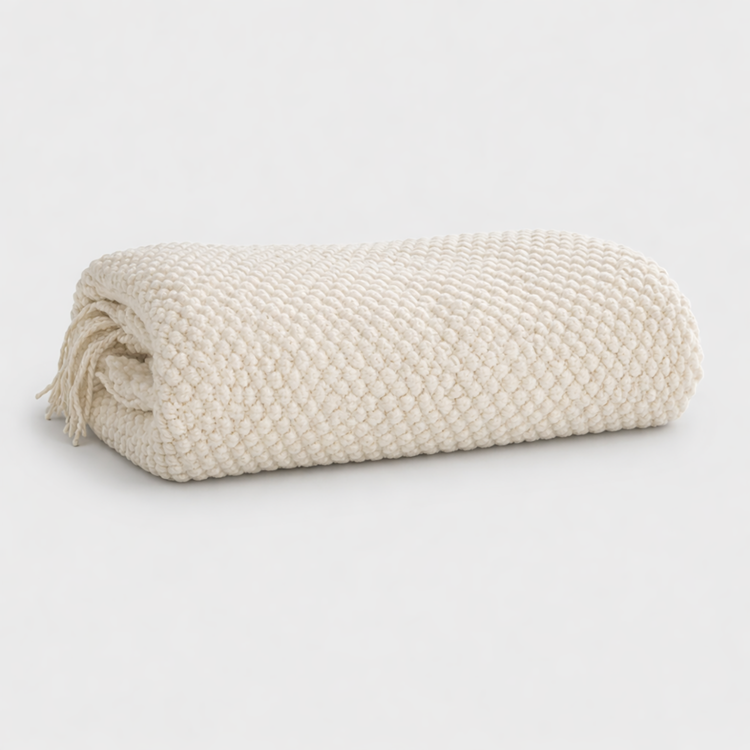 Bubble Knit Throw Blanket | Soft textured comfort for home & outdoors