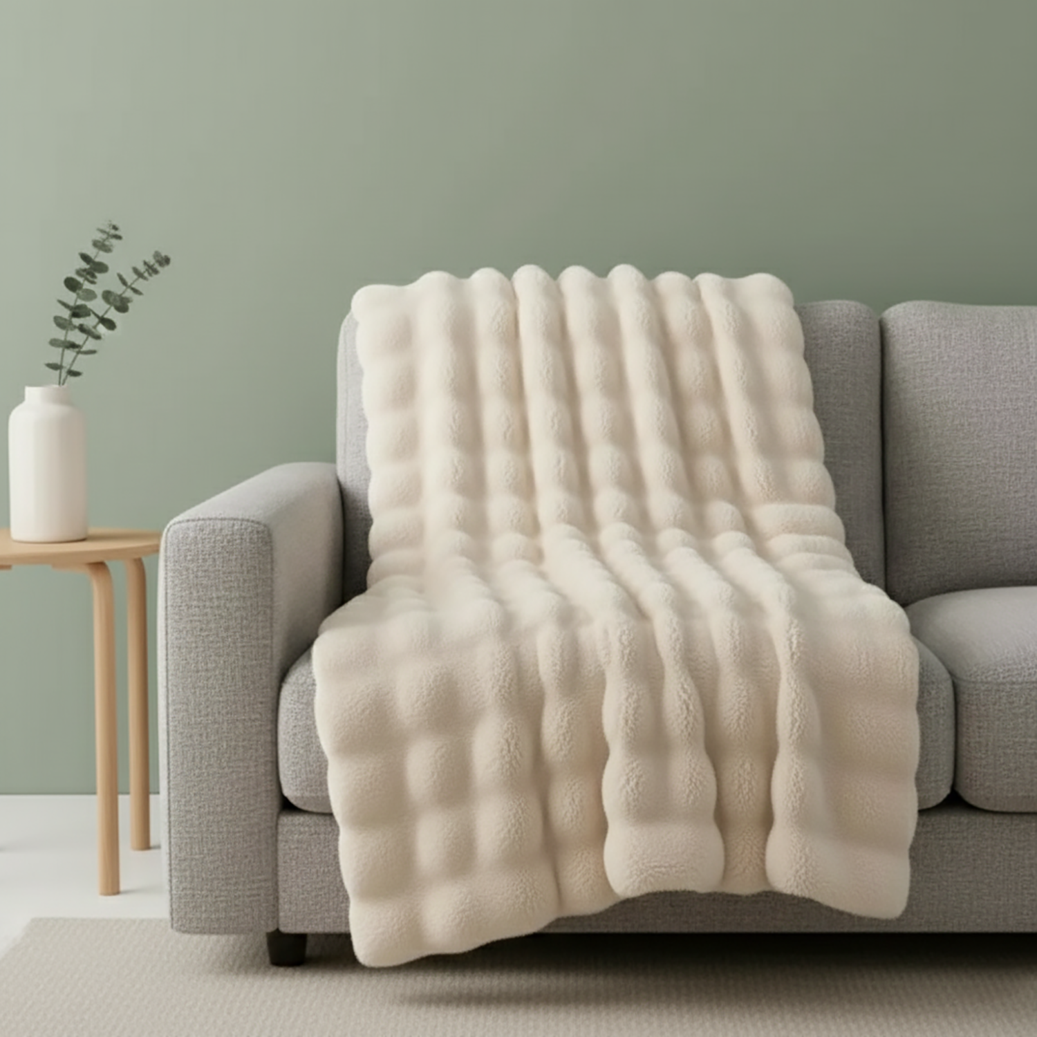 Bubble Sofa Blanket | Soft texture for cozy everyday comfort