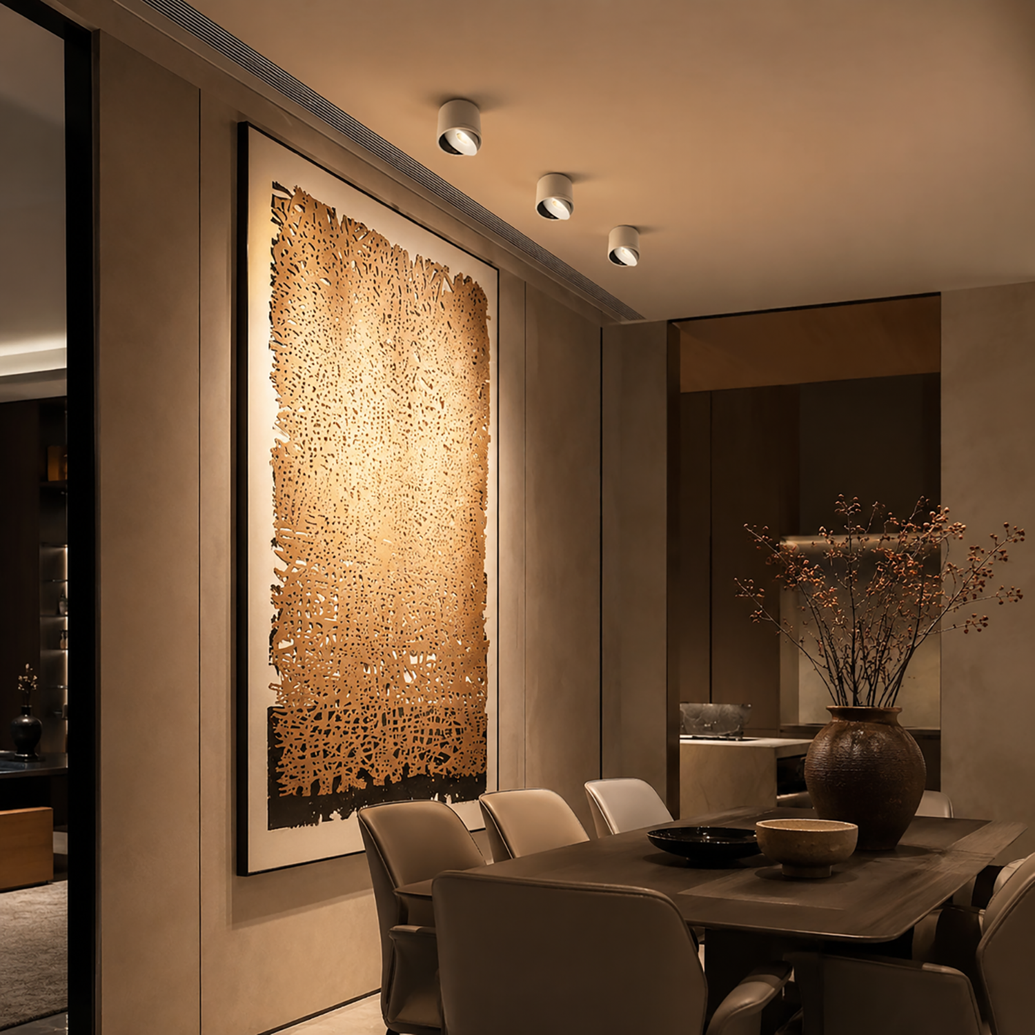 LED Downlight | Adjustable ceiling lighting with a modern finish