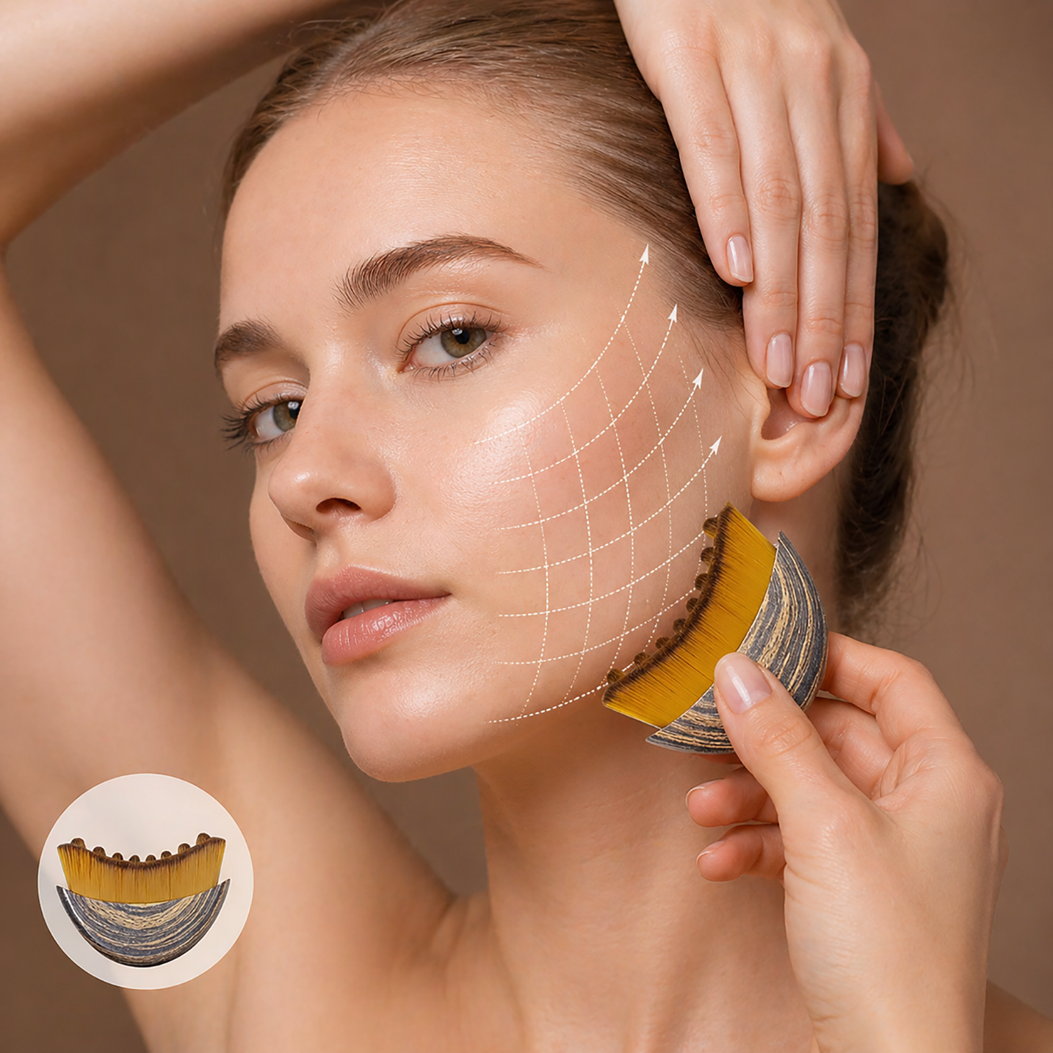 Lymphatic Massage Brush | Natural design for relaxing self-care