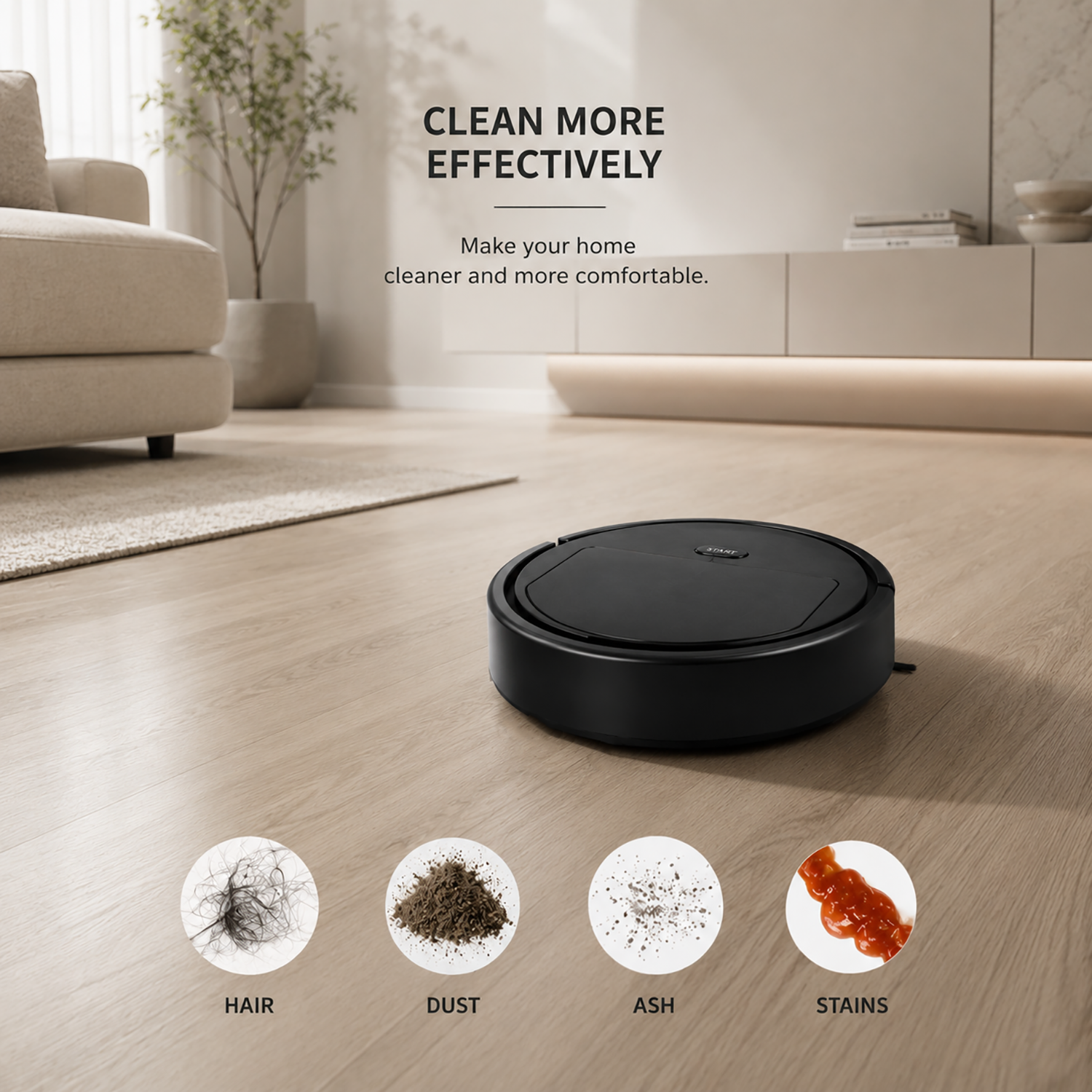 Robot Vacuum Cleaner | Effortless cleaning for busy households