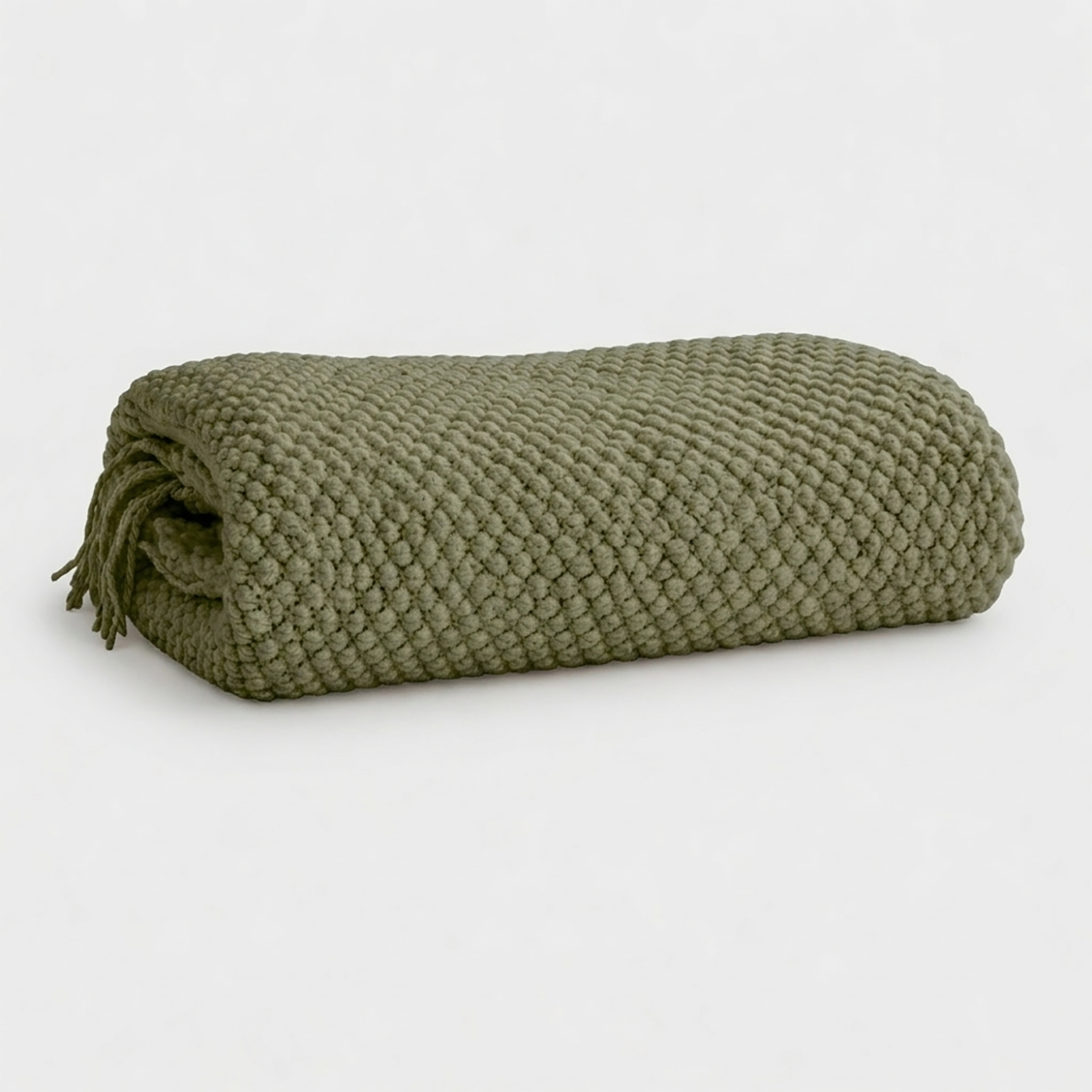 Bubble Knit Throw Blanket | Soft textured comfort for home & outdoors
