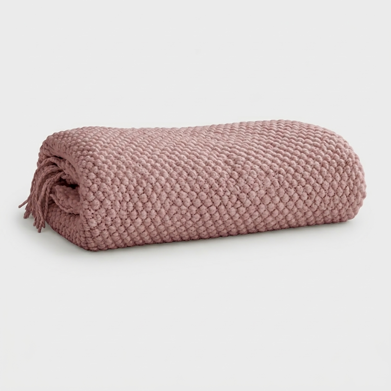 Bubble Knit Throw Blanket | Soft textured comfort for home & outdoors