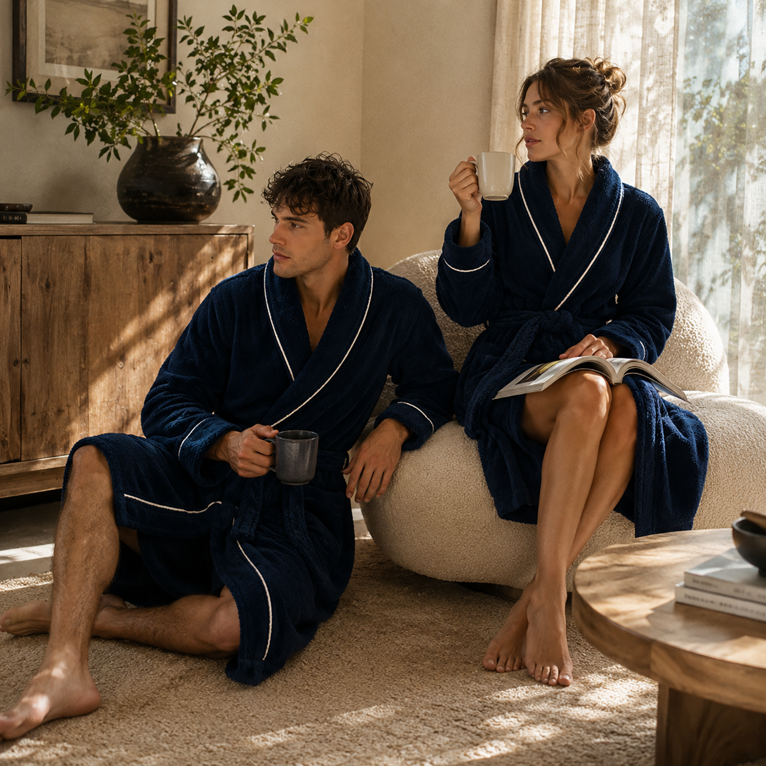 Plush Bathrobe | Soft comfort everyday for him & her
