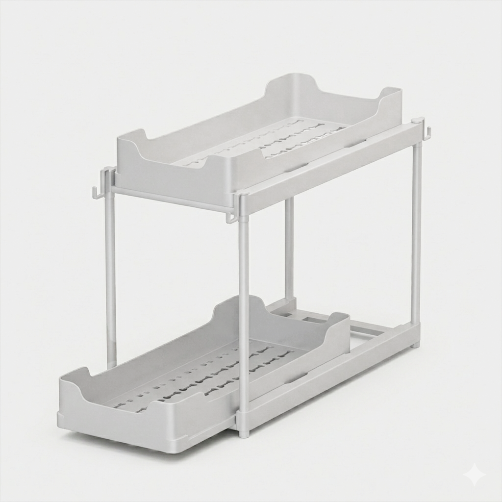 Expandable Sink Organizer | Adjustable storage for bathroom & kitchen