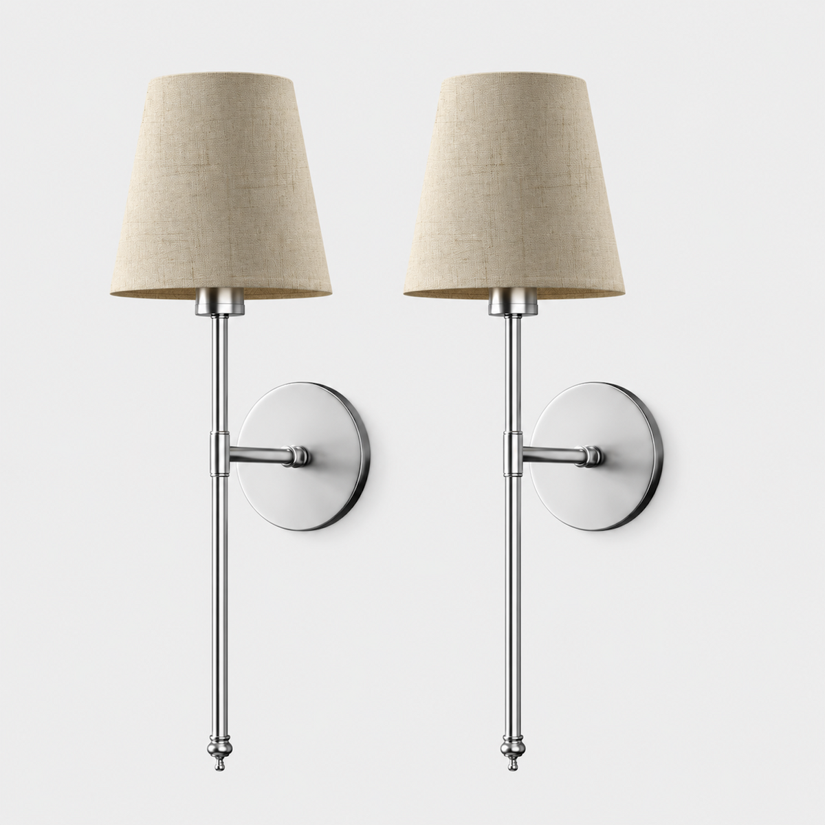 Wireless Wall Sconces Set of 2 | No-Drill Peel & Stick Wall Lights