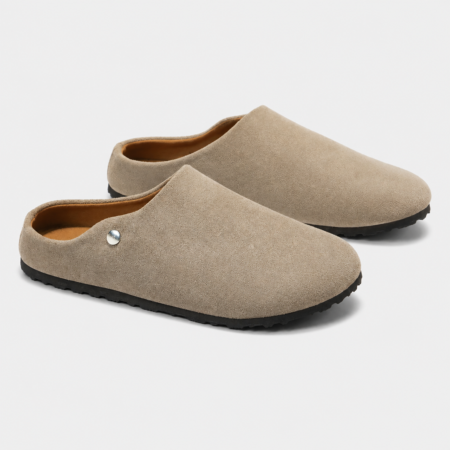 Suede Clog Slippers | Slip-on comfort for indoors & out