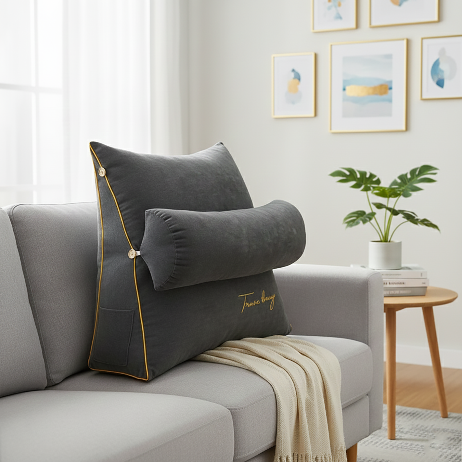 Supportive Back Cushion | Supportive comfort for better everyday sitting