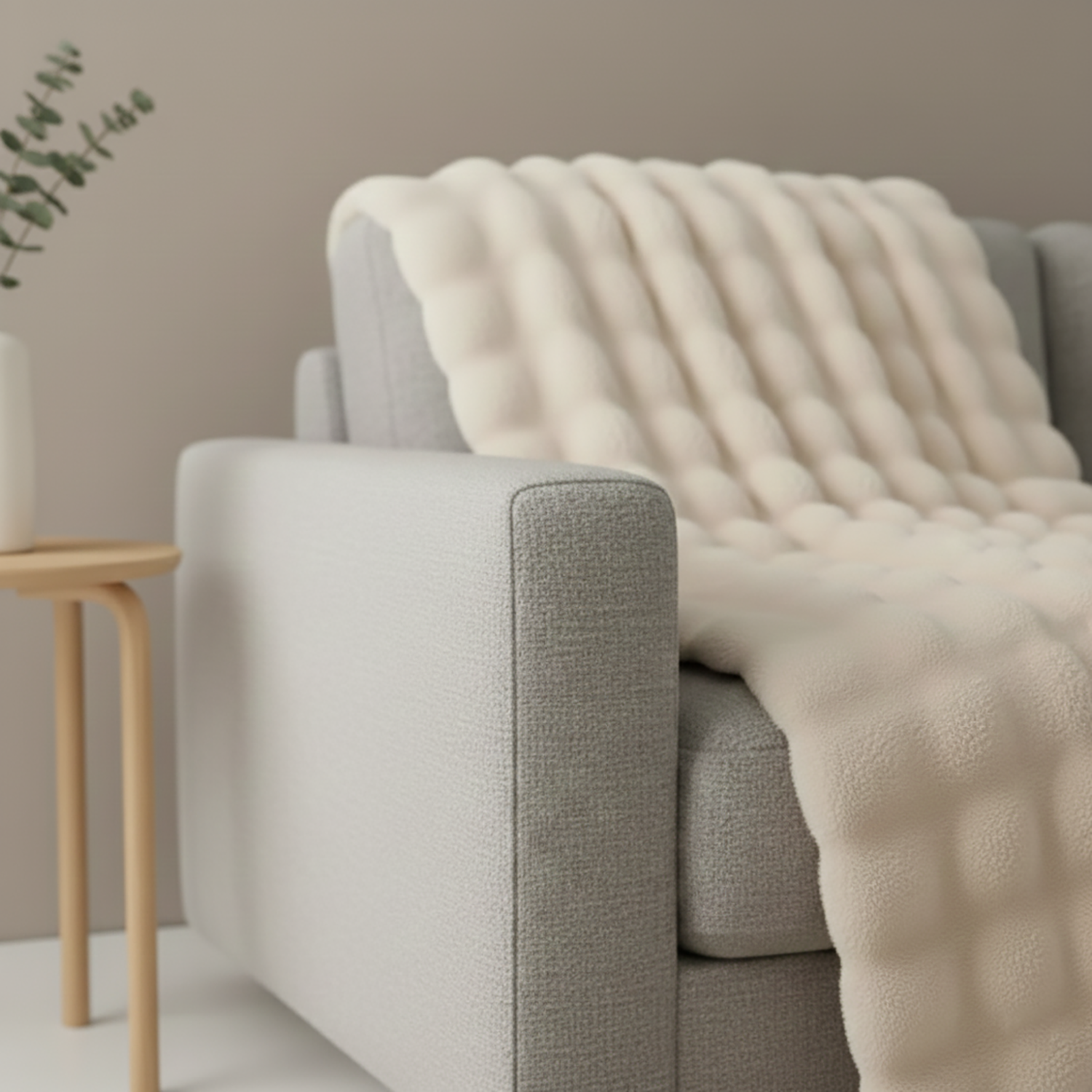 Bubble Sofa Blanket | Soft texture for cozy everyday comfort